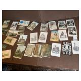 POST CARDS, RAISED A HAPPY BIRTHDAY, ETC. 1900