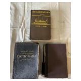 1911 WEBSTERS ILLUSTRATED DICTIONARY, 1904 GERMAN