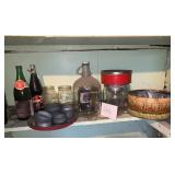 ZINC GLASS LIDS, JARS, BOTTLES