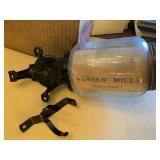 NO 449 PARKER COFFEE MILL ANTIQUE NEVER USED IN