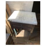 17X22X30 2 DRAWER STAND, MISSING ONE KNOB