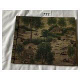 CHINESE BOOK W/ CLOTH COVER BLOCK PRINT INTERIOR