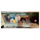 DOUBLE HANDLED SPOONER, YELLOW GERMANY PLANTER,