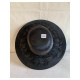 ANTIQUE 17" MEYER JONASSEN AND CO. SATIN HAT W/