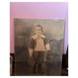 PAINTED ON CANVAS 24" X 20" SIGNED BY FOOT