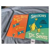 DR. SEUSS 1961 & 1984 THE BUTTER BATTLE BOOK