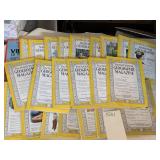 22 NATIONAL GEOGRAPHIC MAGAZINES FROM THE 60S AND