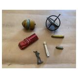 GYROSCOPE, TOP, RAWAL FIRE TRUCK, ZEPHYR BUS,