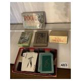 5 VINTAGE CARD GAMES, HOUSEHOLD WORDS 1914, ROOK