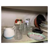 ASSORTED SERVING DISHES, JAPAN, ENAMELED ASH TRAY