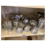 VINTAGE ALUMINUM JELL-O MOLDS
