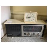 PANASONIC RADIO AND TIMEX ALARM CLOCK