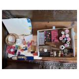 SPOOLS OF THREAD, INCLUDING WOOD, EMBROIDERY