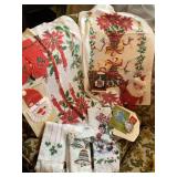 CHRISTMAS TOWELS, FELT SANTA DÉCOR, HALLMARK