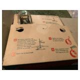 PLASTIC CHRISTMAS TREE, MINIATURE NATIVITY