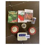 SCOTCH TAPE TINS, SUCRETS TIN, CLAY AND GLASS