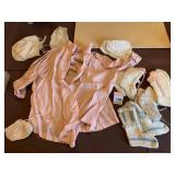 BABY CLOTHES, SILK PINK TOP ETC.