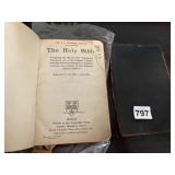 TEACHERS EDITION BIBLE, SPINE DAMAGE, COVER OFF