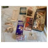 297 CANCELLED STAMPS SHOE BOX FULL NY SIGHTSEEING