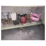 EASTER BASKET, CLOTHES PINS, ETC.