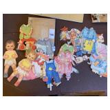 GIRL & BOY PAPER DOLLS 9 1/4"