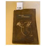 1858 MILES STANDISH, LEATHER COVER, VERY GOOD