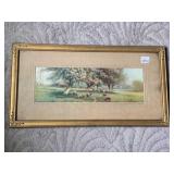 A. FOX PRINT 11" X 21" SHEEP AND ANIMALS UNDER