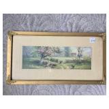 A. FOX PRINT 11" X 21" SHEEP AND ANIMALS AT THE