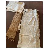SCARF, RUNNER W/ DAMAGE, AS FOUND VINTAGE DRESSES