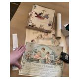 RELIGIOUS CERTIFICATES, HANDMADE SCRAP BOOK, 1924