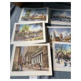 N Y BY VIRGINIA CARLETON WATERCOLORS PRINTS TO