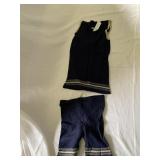 DRAW STRING WAIST 2 PC. W S BROWN GYM UNIFORM