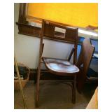 WOOD FOLDING CHAIR