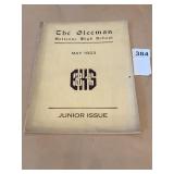 1923 BELLEVUE HIGH SCHOOL GLEEMAN ANNUAL JUNIOR