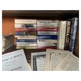 PAPERBACKS, CHURCH MUSIC, A CAPTIVE OF TIME BOOK,