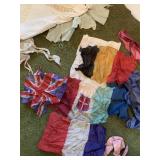 SCARVES, BABY BONNETS, FABRIC PIECES