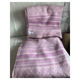 FIELDCREST BLANKET VERY GOOD CONDITION WOOL 78" X