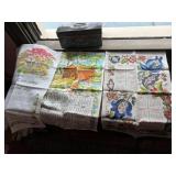 LINEN CALENDAR TEA TOWELS