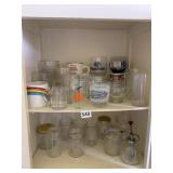 VARIETY OF GLASSES INCLUDING JUICE, DESSERT,