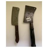 CAST STEEL CLEAVER AND SUPER EDGE CLEAVER