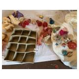 ANTIQUE CHRISTMAS BASKET WITH FRUIT BELLS 2