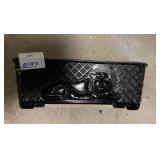 BLACK AMETHYST FOOTED PLANTER WITH LION DESIGN ON