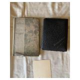 FRIENDS BOOK INSCRIBED 1909 AND LEATHER-BOUND