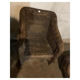 WICKER ROCKER ANTIQUE
