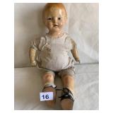 CHILDS DOLL COMPANY COMPOSITION STRAY BODY