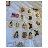 17 ZIRA CIGARETTES SILKS AND 48 STAR SILK FLAG