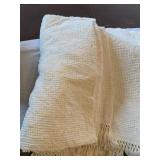 IVORY COLORED BLANKET
