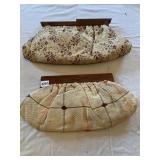 2 CLOTH PURSES 18X9