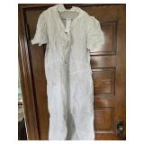 BLUE/WHITE VINTAGE DRESS, BLOUSES