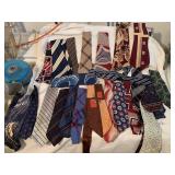 VINTAGE TIES INCLUDING SILK, RICKY, ETC.